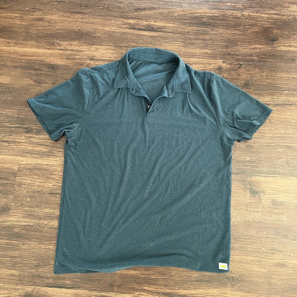 Vuori Charcoal strato Polo Shirt
